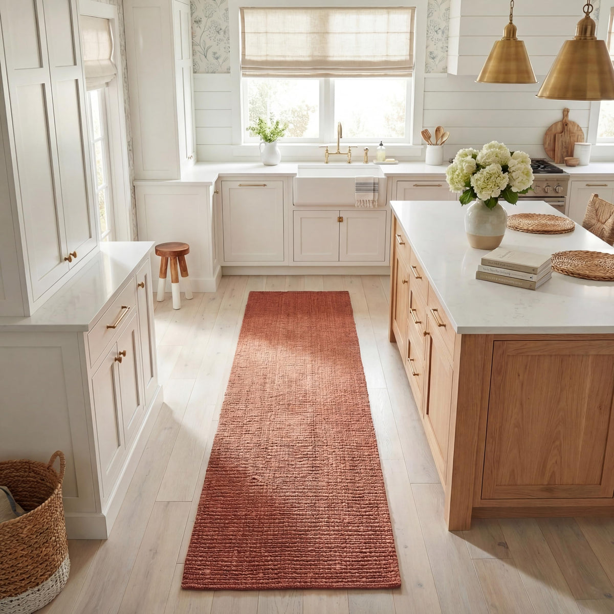 SAFAVIEH Natural Fiber Area Rug 8x10, Jute Knotted Large Natural NF447A