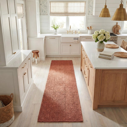 SAFAVIEH Natural Fiber Area Rug 8x10, Jute Knotted Large Natural NF447A