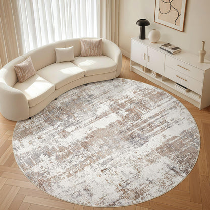 LOONGRUG 10x14 Area Rugs Washable Large Neutral Modern Living Room Rug