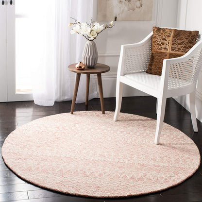 SAFAVIEH Micro-Loop Collection Accent Rug - 2'6" x 4', Blue & Ivory, Handmade Moroccan Boho Tribal Wool, Ideal for High Traffic Areas in Entryway, Living Room, Bedroom (MLP502M)