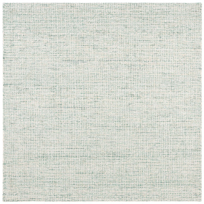 SAFAVIEH Area Rug 8x10 - Abstract Collection - Large - Green & Ivory, Handmade Wool, Ideal for Living Room, Bedroom, Office, Dining Space (ABT484Y)