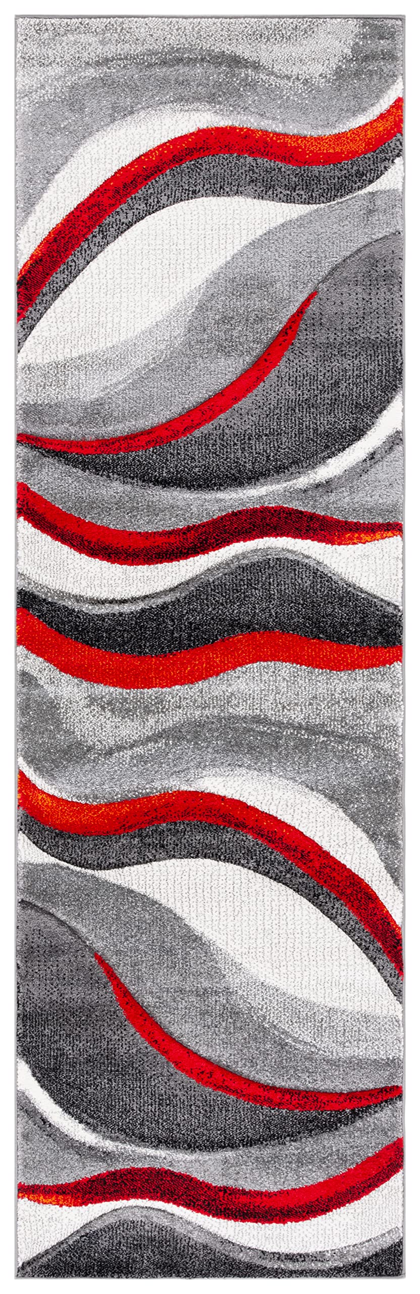 SAFAVIEH Hollywood Area Rug 10'6"x14', Modern Grey & Blue HLW766F