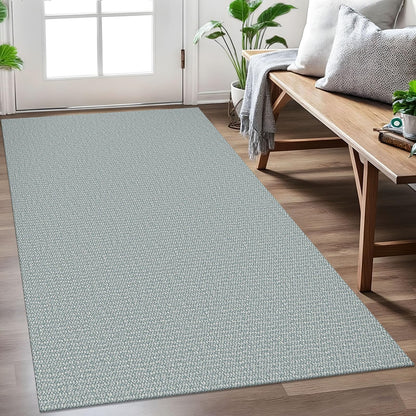 EARTHALL Washable Area Rug, Non Slip Entryway Rug, 4x6 Ft, Sand/Beige