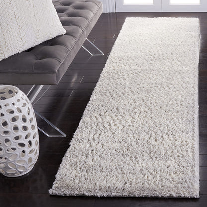 SAFAVIEH Berber Shag Rug 8x10, Large Ivory & Beige BER563A