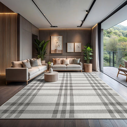 CAMILSON Easy Jute Rug 10x14, Indoor Outdoor Natural Color Fiber Area Rugs for Living Room Patio and Kitchen Rug, Sisal Boho Woven Design, Easy-Cleaning, Washable Outside Carpet Alfombras (10 x 14)
