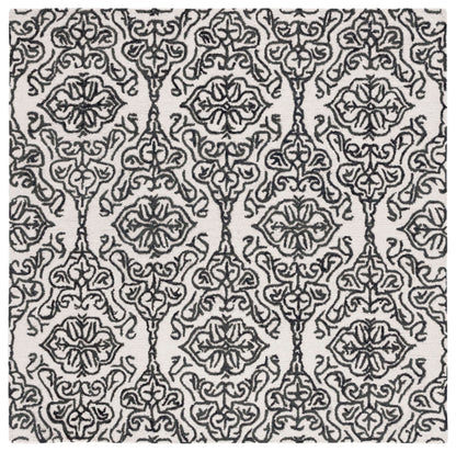 SAFAVIEH Blossom Collection Area Rug - 9' x 12', Beige & Ivory, Handmade Wool, Ideal for High Traffic Areas in Living Room, Bedroom (BLM112B)