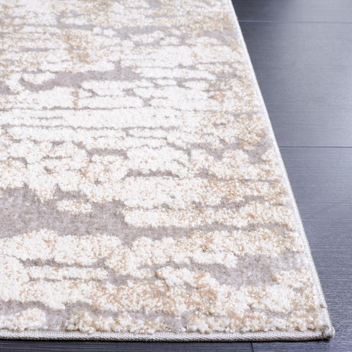 SAFAVIEH Spirit Area Rug 6'7"x9', Taupe & Ivory SPR126E