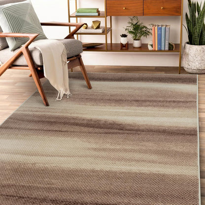 GoDear Design 5' x 8' Wool Area Rug, Premium New Zealand Wool Blend, Loop-Pile Tufting, Medium Pile Height, Ideal for High-Traffic Areas, Living Room & Bedroom, Safe for Pets and Children, Liquidsand