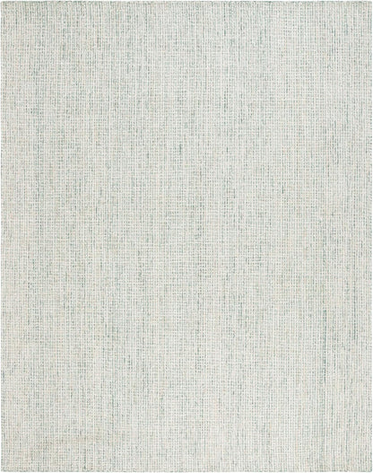 SAFAVIEH Area Rug 8x10 - Abstract Collection - Large - Green & Ivory, Handmade Wool, Ideal for Living Room, Bedroom, Office, Dining Space (ABT484Y)