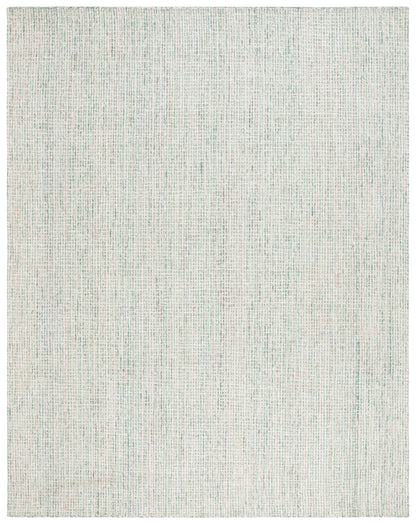 SAFAVIEH Area Rug 8x10 - Abstract Collection - Large - Green & Ivory, Handmade Wool, Ideal for Living Room, Bedroom, Office, Dining Space (ABT484Y)