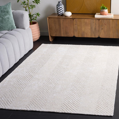 SAFAVIEH Area Rug 8x10 - Glamour Collection - Large - Modern Design, Navy, Handmade Wool Blend, Ideal for Living Room, Bedroom, Dining Space (GLM801N)