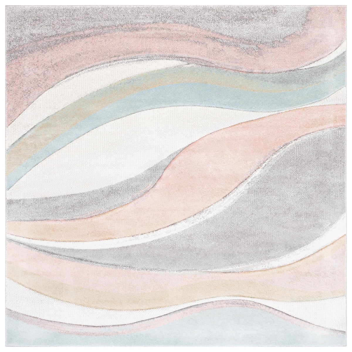 SAFAVIEH Hollywood Area Rug 10'6"x14', Modern Grey & Blue HLW766F