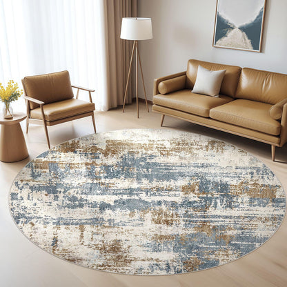 LOONGRUG 10x14 Area Rugs Washable Large Neutral Modern Living Room Rug