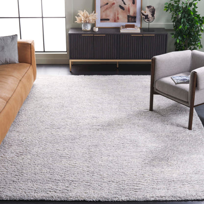 SAFAVIEH Berber Shag Rug 8x10, Large Ivory & Beige BER563A