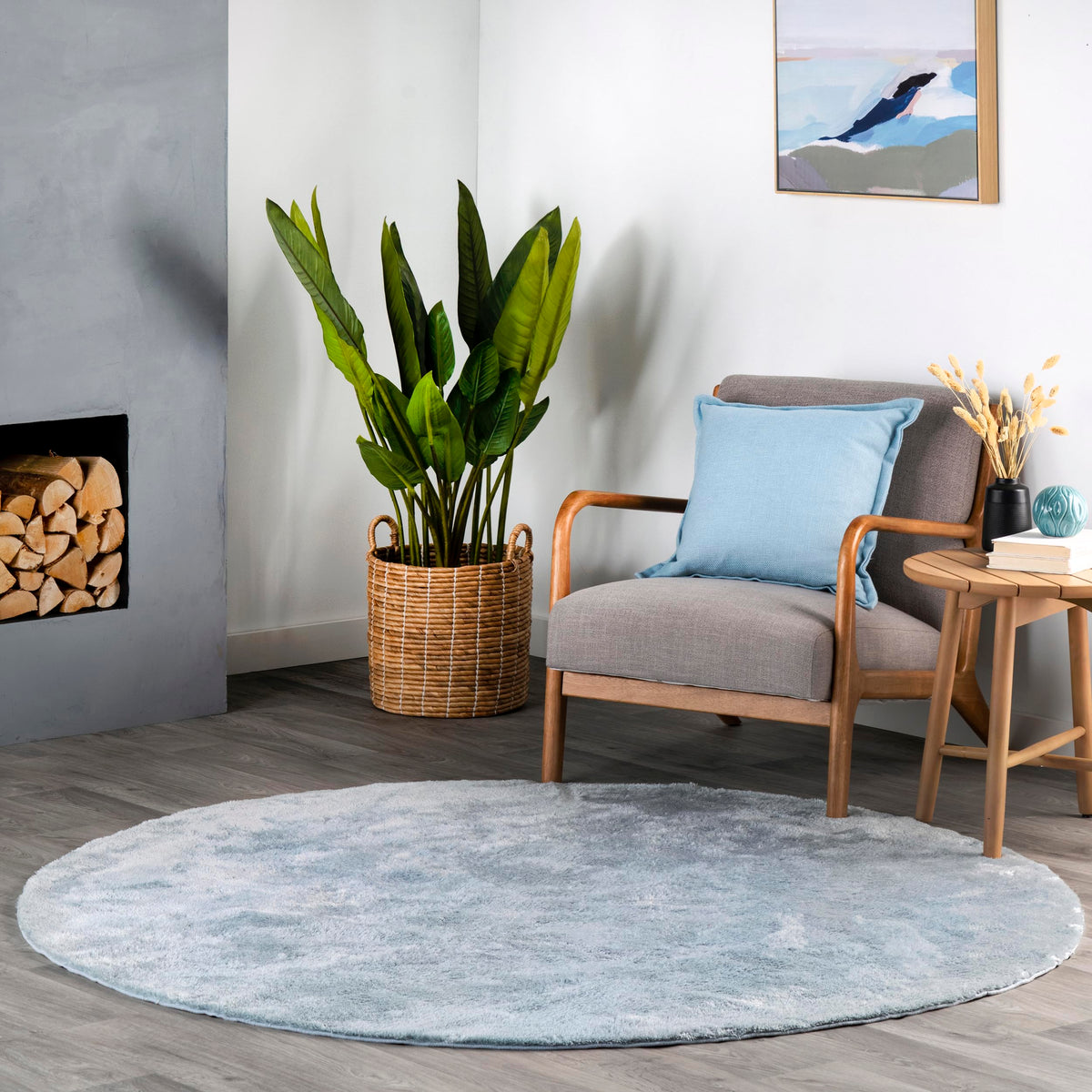 nuLOOM Loni Off White Solid Washable Area Rug, 8' x 10'