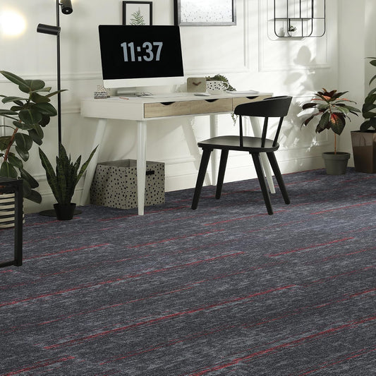 Mohawk 8x8 Ruby Edge Red Carpet Tile Square, Carpet Tile Flooring Sample