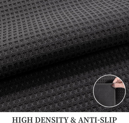 YIHOUSE Indoor Door Mat 24" x 36", Non-Slip Washable Entryway Mat, Dirt Trapper Absorbent Entrance Mat, Low Profile Floor Mat for Front/Back Door, Entryway, Dark Gray ﻿