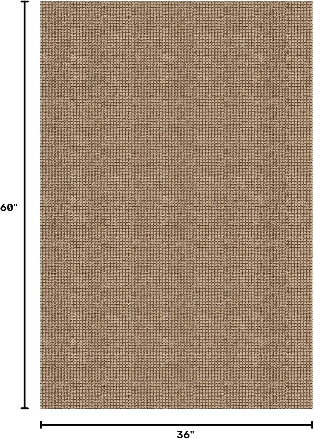 EARTHALL Woven Area Rug 3x5 Ft Washable Rugs for Entryway Braided Non Slip Rubber Backed Throw Rugs Door Mat Indoor Outdoor Entrance Cotton Carpet for Kitchen Foyer Front Door, Orange/Tan/Brown