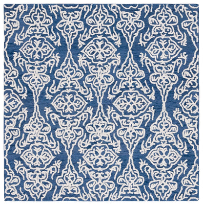 SAFAVIEH Blossom Collection Area Rug - 9' x 12', Beige & Ivory, Handmade Wool, Ideal for High Traffic Areas in Living Room, Bedroom (BLM112B)