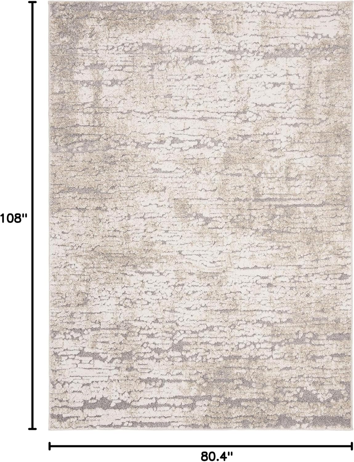 SAFAVIEH Spirit Area Rug 6'7"x9', Taupe & Ivory SPR126E