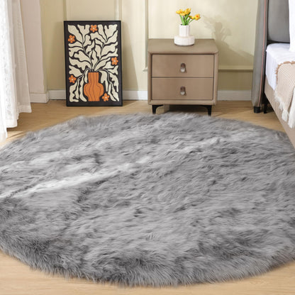 ORINOVA White Faux Sheepskin Shag Fur Runner Rugs for Living Room Bedroom Fluffy Washable Furry Area Rug 2x6 Nursery Rug Teen Room Décor