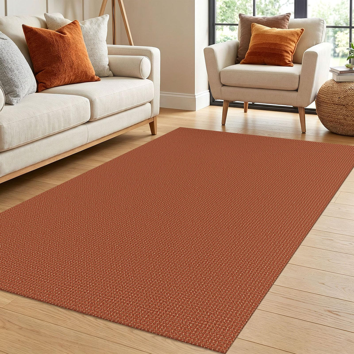 IOHOUZE Washable Area Rug 3x5 Non Slip Rubber Backed Woven Rugs for Entryway Rugs Indoor Outdoor Doormat Throw Rug Floor Carpet for Entrance Kitchen Front Door, Olive Green/Earthy Green