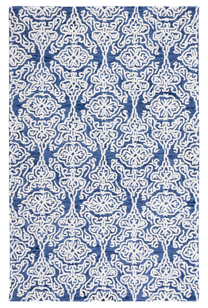 SAFAVIEH Blossom Collection Area Rug - 9' x 12', Beige & Ivory, Handmade Wool, Ideal for High Traffic Areas in Living Room, Bedroom (BLM112B)