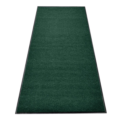 MaxMat® Heavy Duty Entry Floor Mat - Large Commercial, Indoor/Outdoor, Waterproof, Easy to Clean, Low-Profile Door Mat (4 x 6 Feet, Brown, MXM-RIB0046BR)