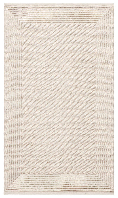 SAFAVIEH Natura Collection Area Rug - 5' x 8', Ivory, Handmade Wool, Ideal for High Traffic Areas in Living Room, Bedroom (NAT450A)