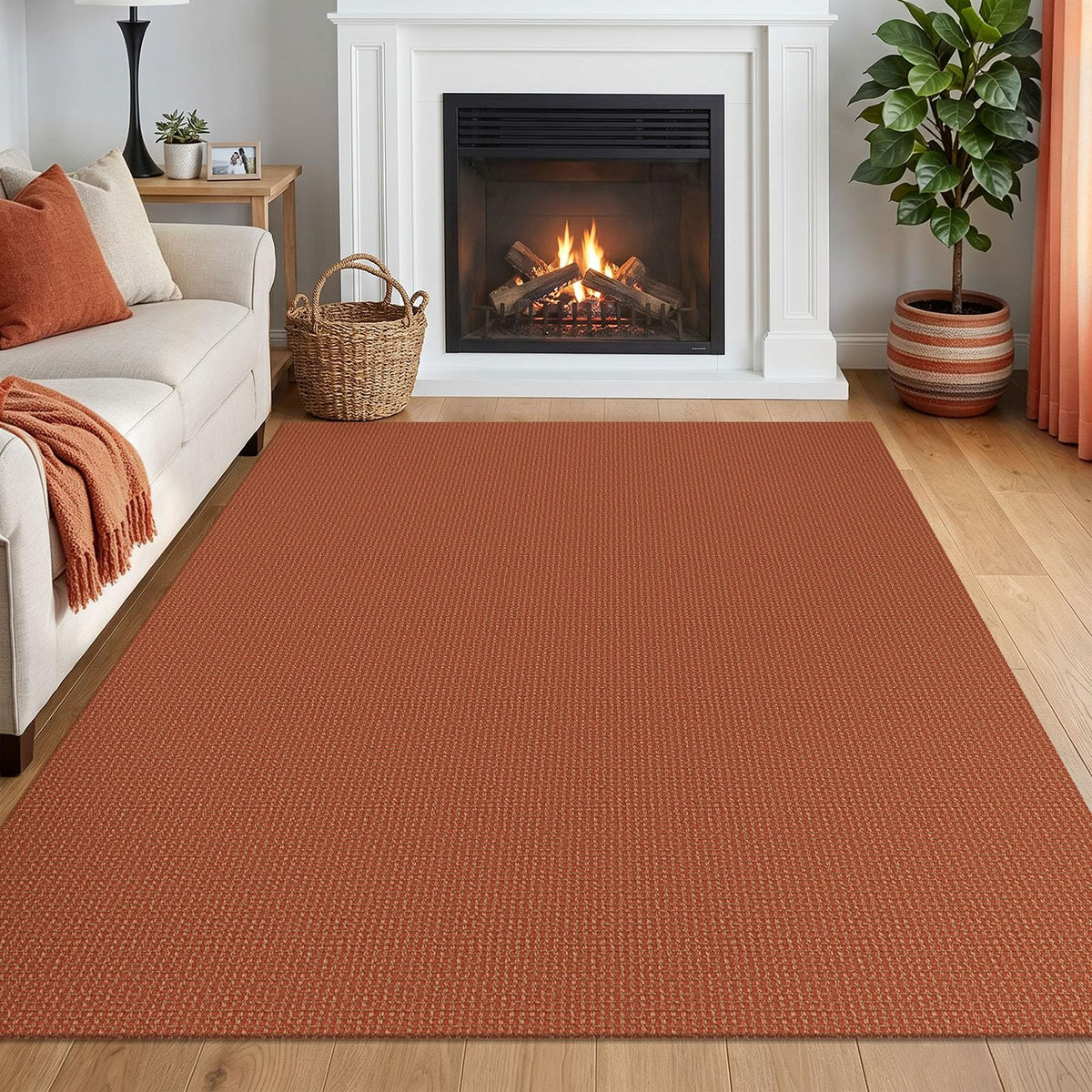 IOHOUZE Washable Area Rug 3x5 Non Slip Rubber Backed Woven Rugs for Entryway Rugs Indoor Outdoor Doormat Throw Rug Floor Carpet for Entrance Kitchen Front Door, Olive Green/Earthy Green