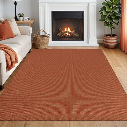 IOHOUZE Washable Area Rug 3x5 Non Slip Rubber Backed Woven Rugs for Entryway Rugs Indoor Outdoor Doormat Throw Rug Floor Carpet for Entrance Kitchen Front Door, Olive Green/Earthy Green