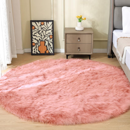 ORINOVA White Faux Sheepskin Shag Fur Runner Rugs for Living Room Bedroom Fluffy Washable Furry Area Rug 2x6 Nursery Rug Teen Room Décor