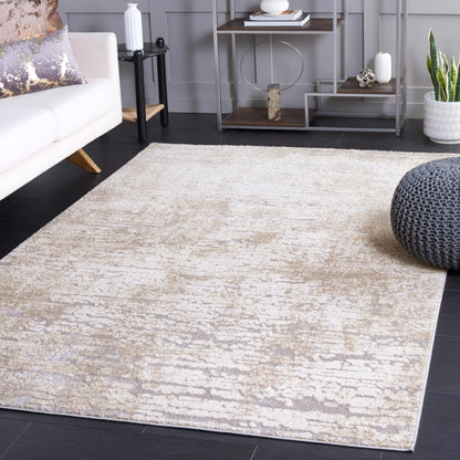 SAFAVIEH Spirit Area Rug 6'7"x9', Taupe & Ivory SPR126E