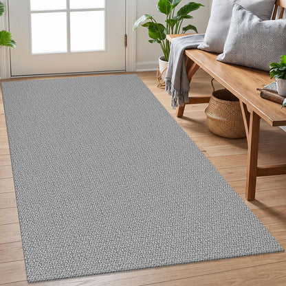 EARTHALL Washable Area Rug, Non Slip Entryway Rug, 4x6 Ft, Sand/Beige