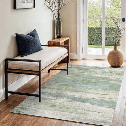 2'6"x8 Runner Rug Washable Moroccan: Non Slip Kitchen Long Floor Mat Gray