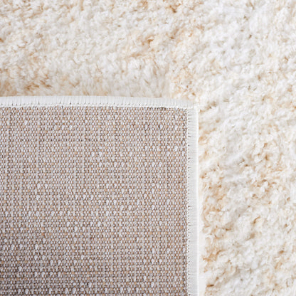 SAFAVIEH Berber Shag Rug 8x10, Large Ivory & Beige BER563A