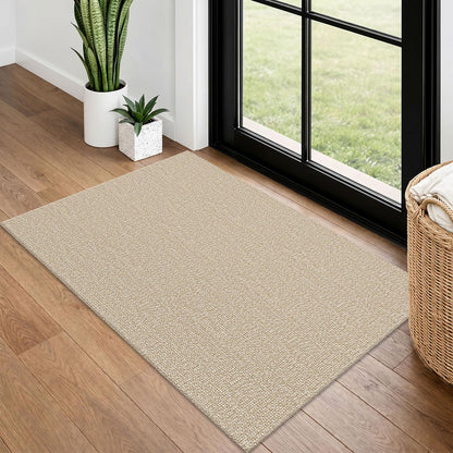 Lansny 2x3 ft Small Boho Washable Entryway Area Rug Non Slip Kitchen Runner