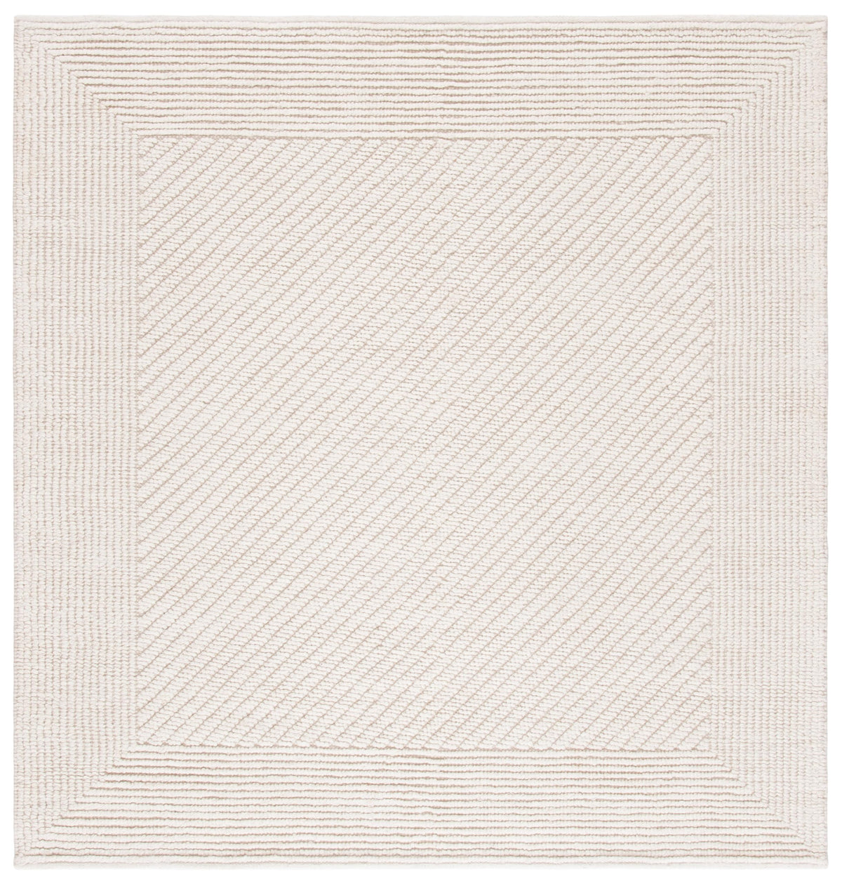 SAFAVIEH Natura Collection Area Rug - 5' x 8', Ivory, Handmade Wool, Ideal for High Traffic Areas in Living Room, Bedroom (NAT450A)