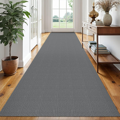 EARTHALL Woven Area Rug 3x5 Ft Washable Rugs for Entryway Braided Non Slip Rubber Backed Throw Rugs Door Mat Indoor Outdoor Entrance Cotton Carpet for Kitchen Foyer Front Door, Orange/Tan/Brown
