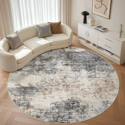 LOONGRUG 10x14 Area Rugs Washable Large Neutral Modern Living Room Rug