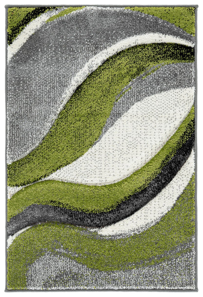 SAFAVIEH Hollywood Area Rug 10'6"x14', Modern Grey & Blue HLW766F