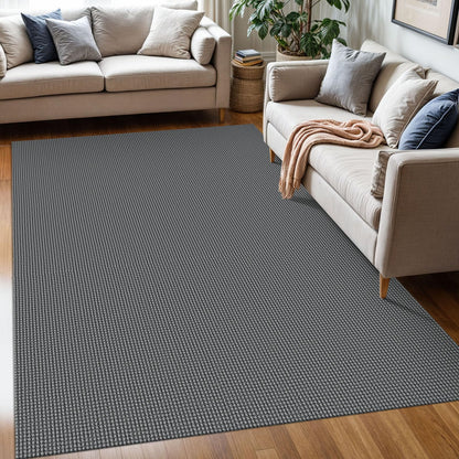 KOZYFLY Extra Long Runners for Hallways 3x20 ft Washable Kitchen Runner Non Slip Rubber Backed Hallway Rug Cotton Entryway Runner Rug Floor Carpet for Indoor Hall, Kitchen, Stair, Black/Dark Grey
