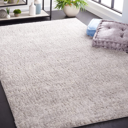SAFAVIEH Berber Shag Rug 8x10, Large Ivory & Beige BER563A