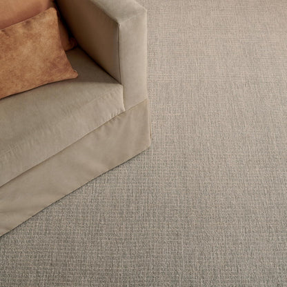 Martha Stewart x SAFAVIEH Area Rug Collection - 9' x 12', Light Grey & Ivory, Handmade Wool, Ideal for Living Room, Bedroom, Office, Dining Space (MSR3378F)