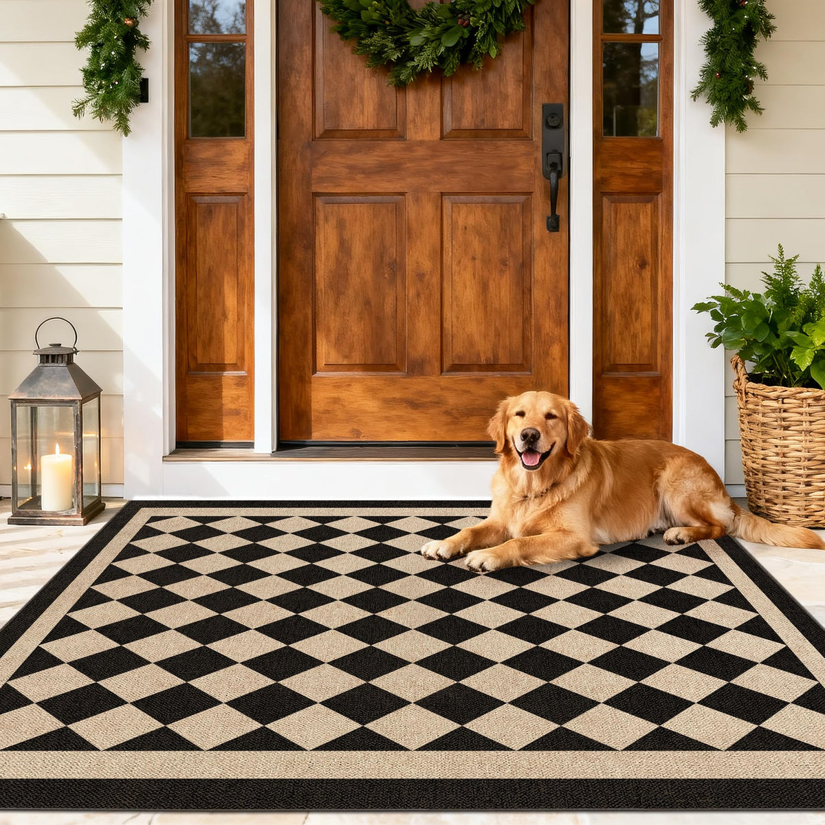 Washable 8x10 Modern Rainbow Easy Jute Indoor Outdoor Rug for Living Room