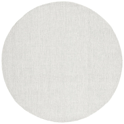 Martha Stewart x SAFAVIEH Area Rug Collection - 9' x 12', Light Grey & Ivory, Handmade Wool, Ideal for Living Room, Bedroom, Office, Dining Space (MSR3378F)
