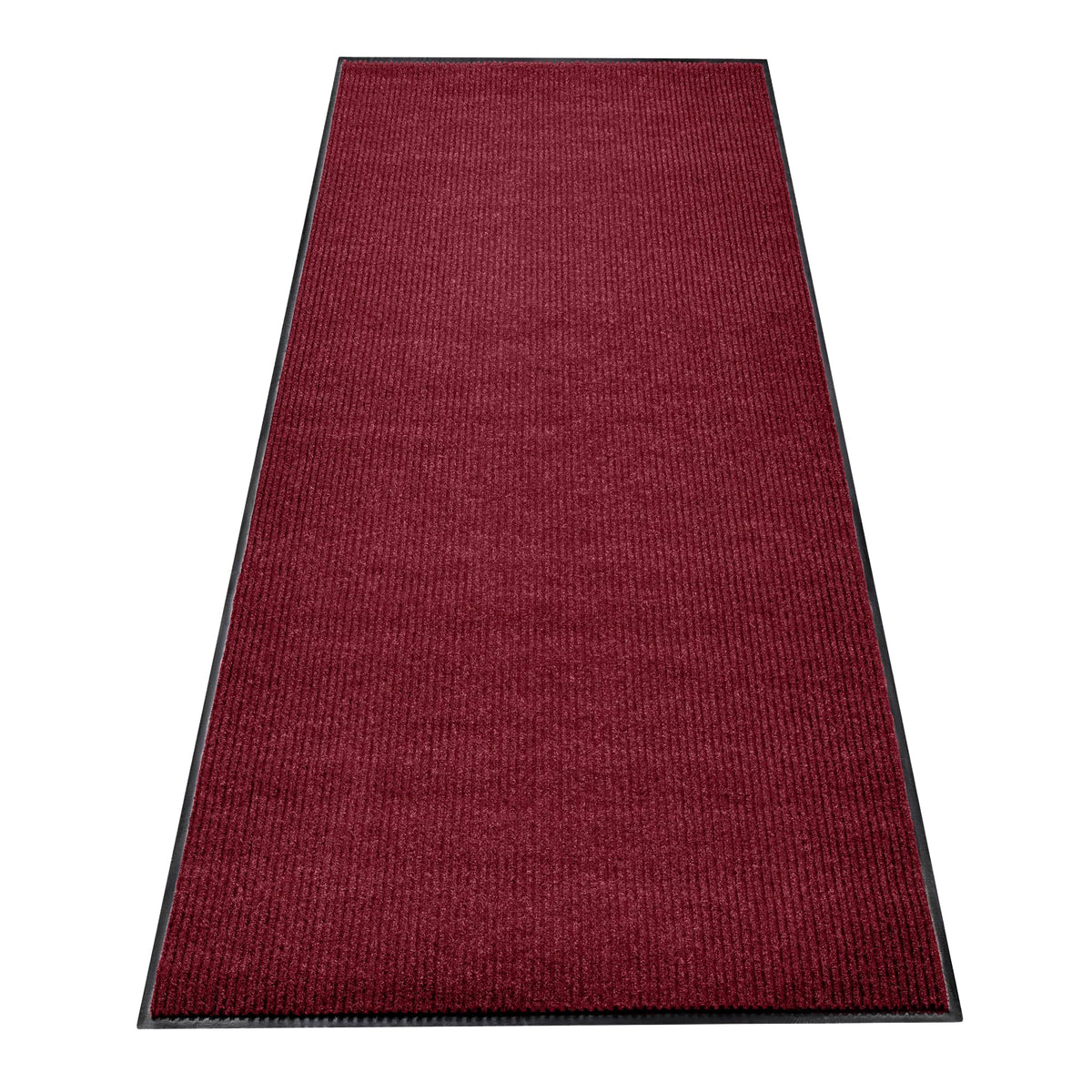MaxMat® Heavy Duty Entry Floor Mat - Large Commercial, Indoor/Outdoor, Waterproof, Easy to Clean, Low-Profile Door Mat (4 x 6 Feet, Brown, MXM-RIB0046BR)