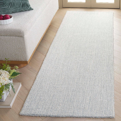 Martha Stewart x SAFAVIEH Area Rug Collection - 9' x 12', Light Grey & Ivory, Handmade Wool, Ideal for Living Room, Bedroom, Office, Dining Space (MSR3378F)