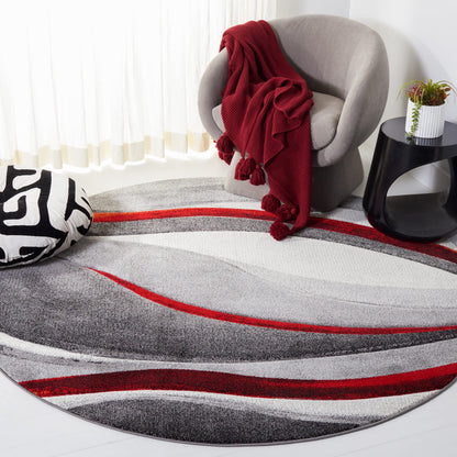 SAFAVIEH Hollywood Area Rug 10'6"x14', Modern Grey & Blue HLW766F