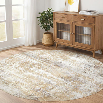 LOONGRUG 10x14 Area Rugs Washable Large Neutral Modern Living Room Rug